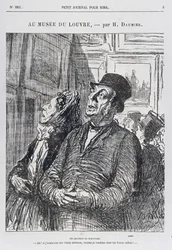 Au Louvre, un amateur du dimanche, du 